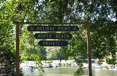 Holiday Point on candlewood lake