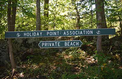 Holiday Point on candlewood lake